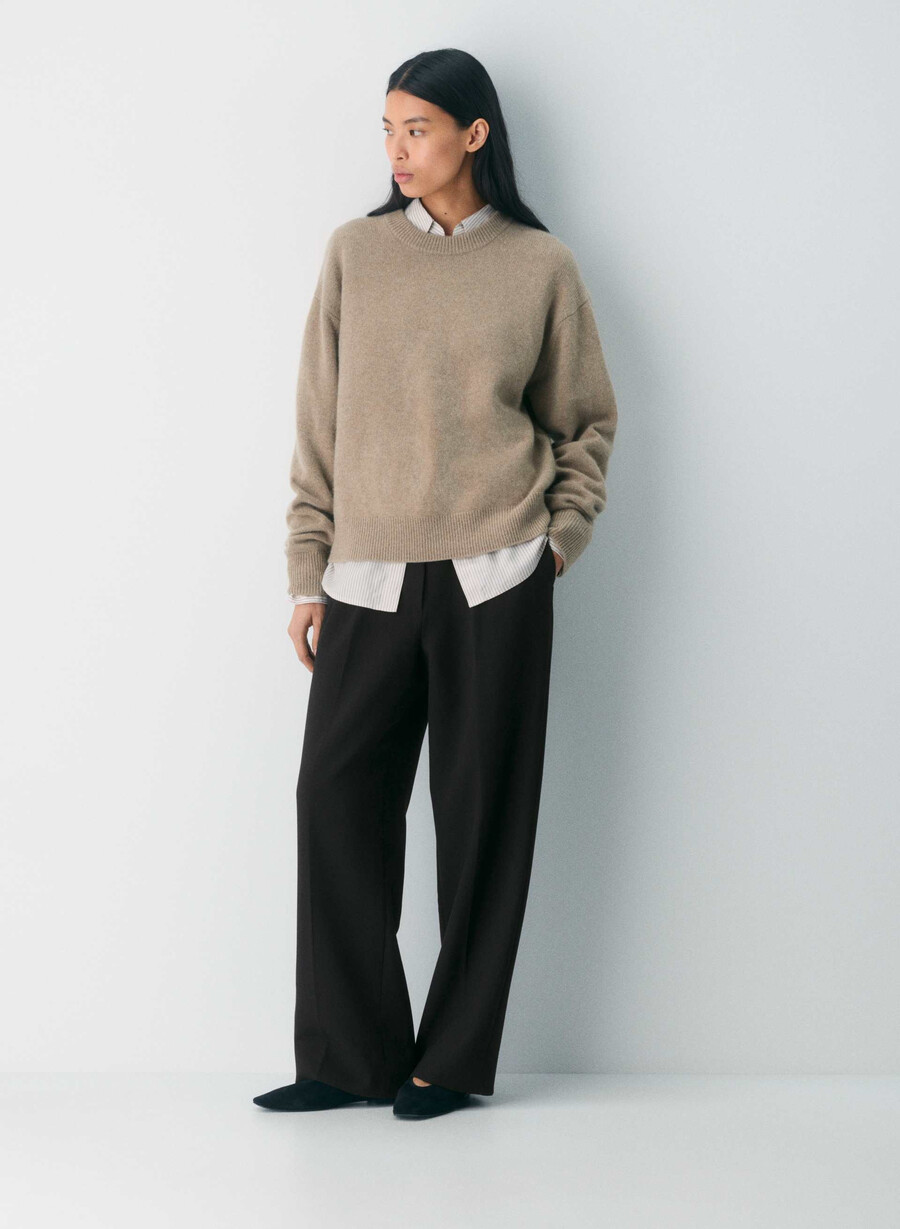 the effortless pant - reessential heather black