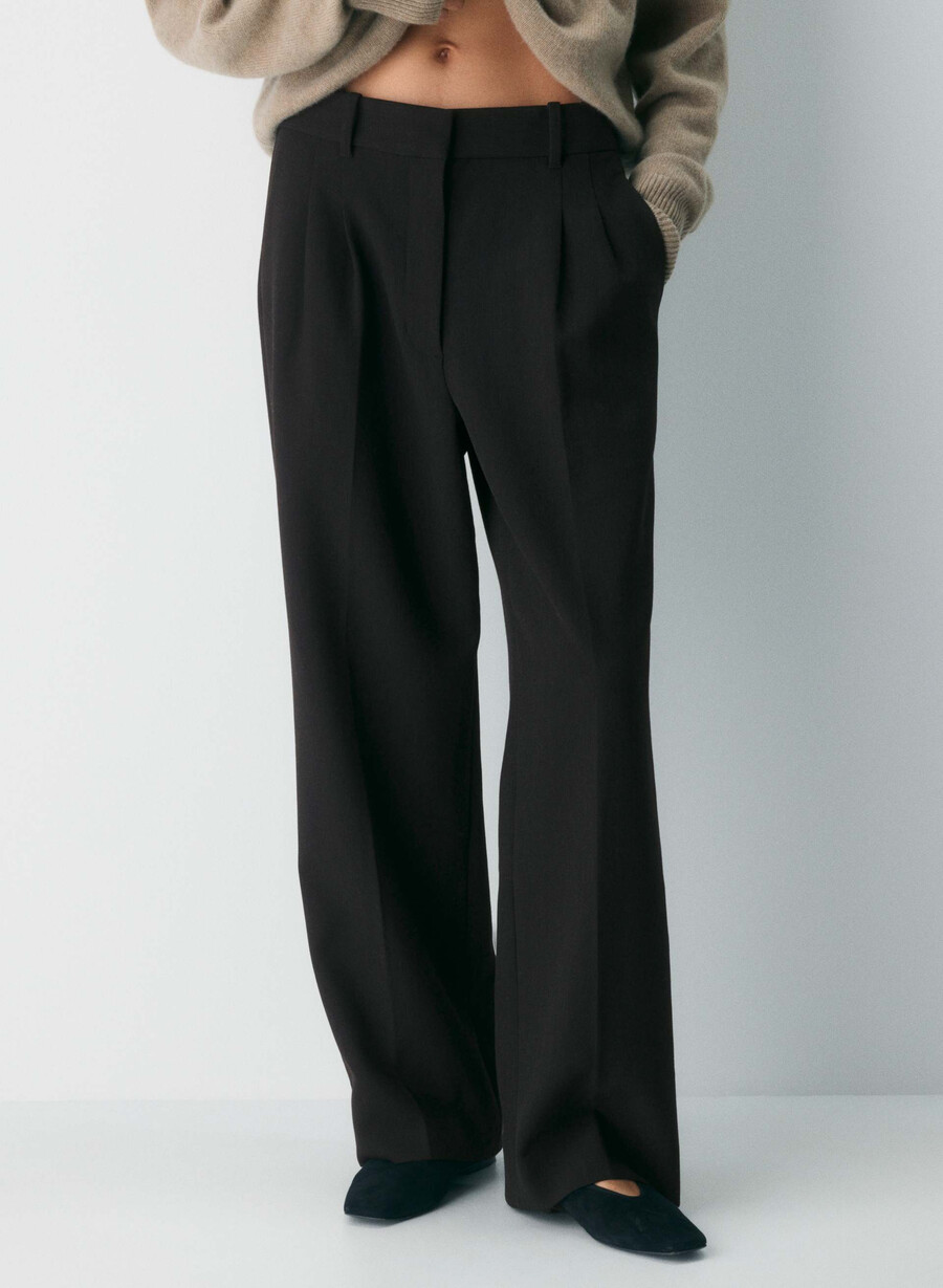 the effortless pant - reessential heather black