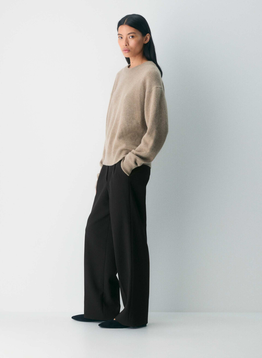 the effortless pant - reessential heather black