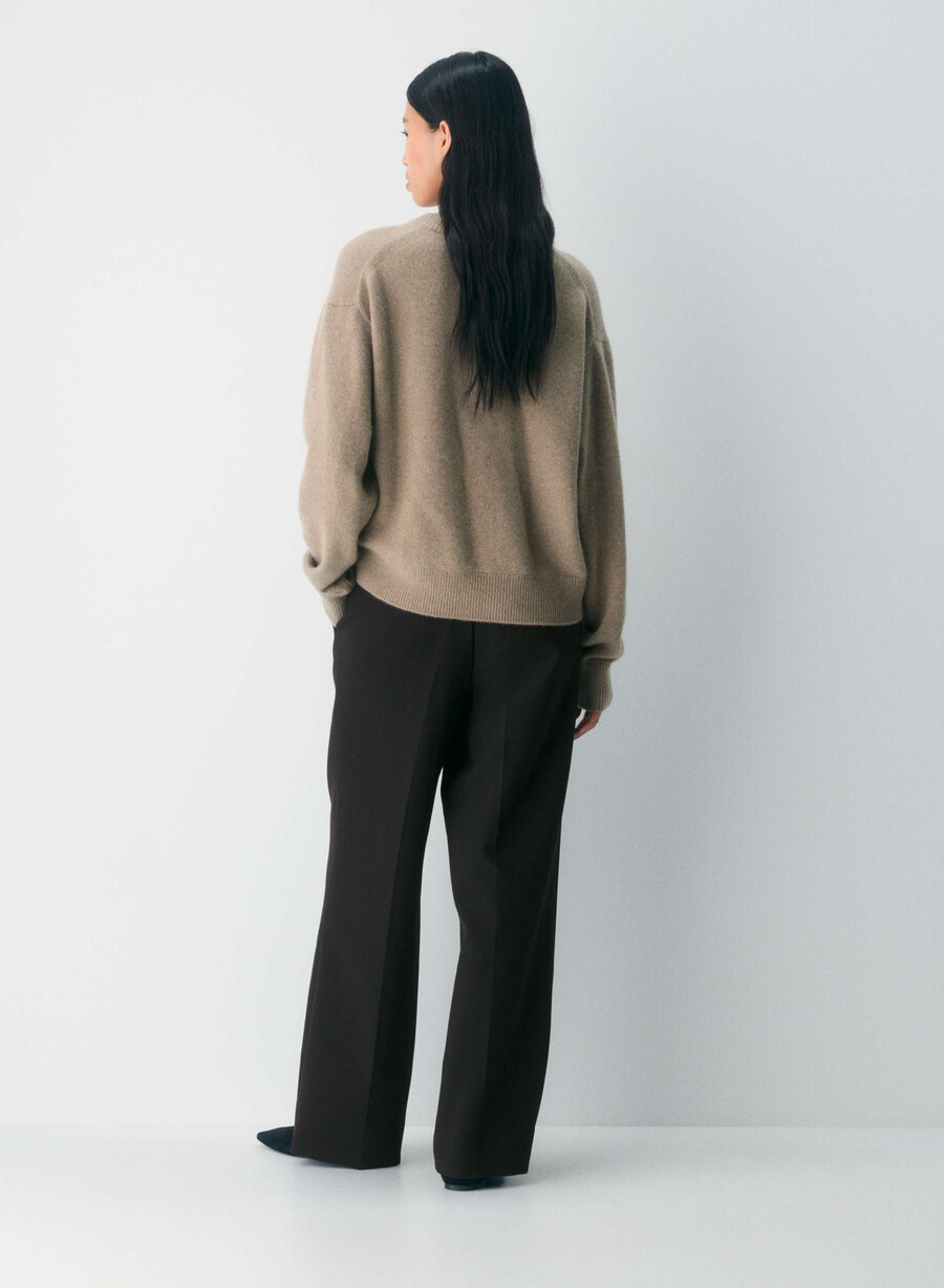 the effortless pant - reessential heather black