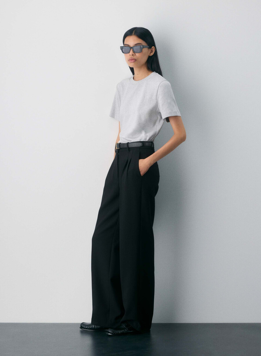 the effortless pant - reessential heather black