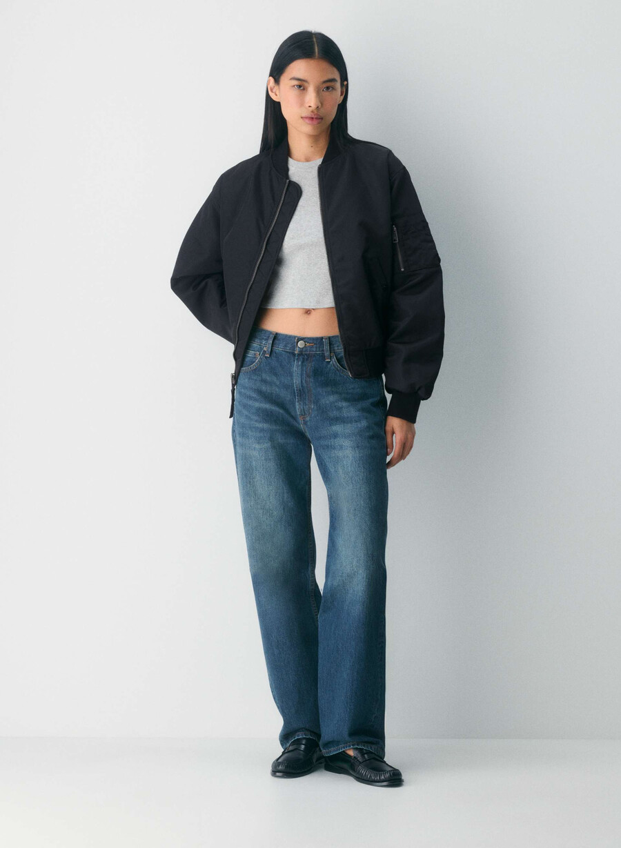 homestretch rib crew waist langermet heather chrome