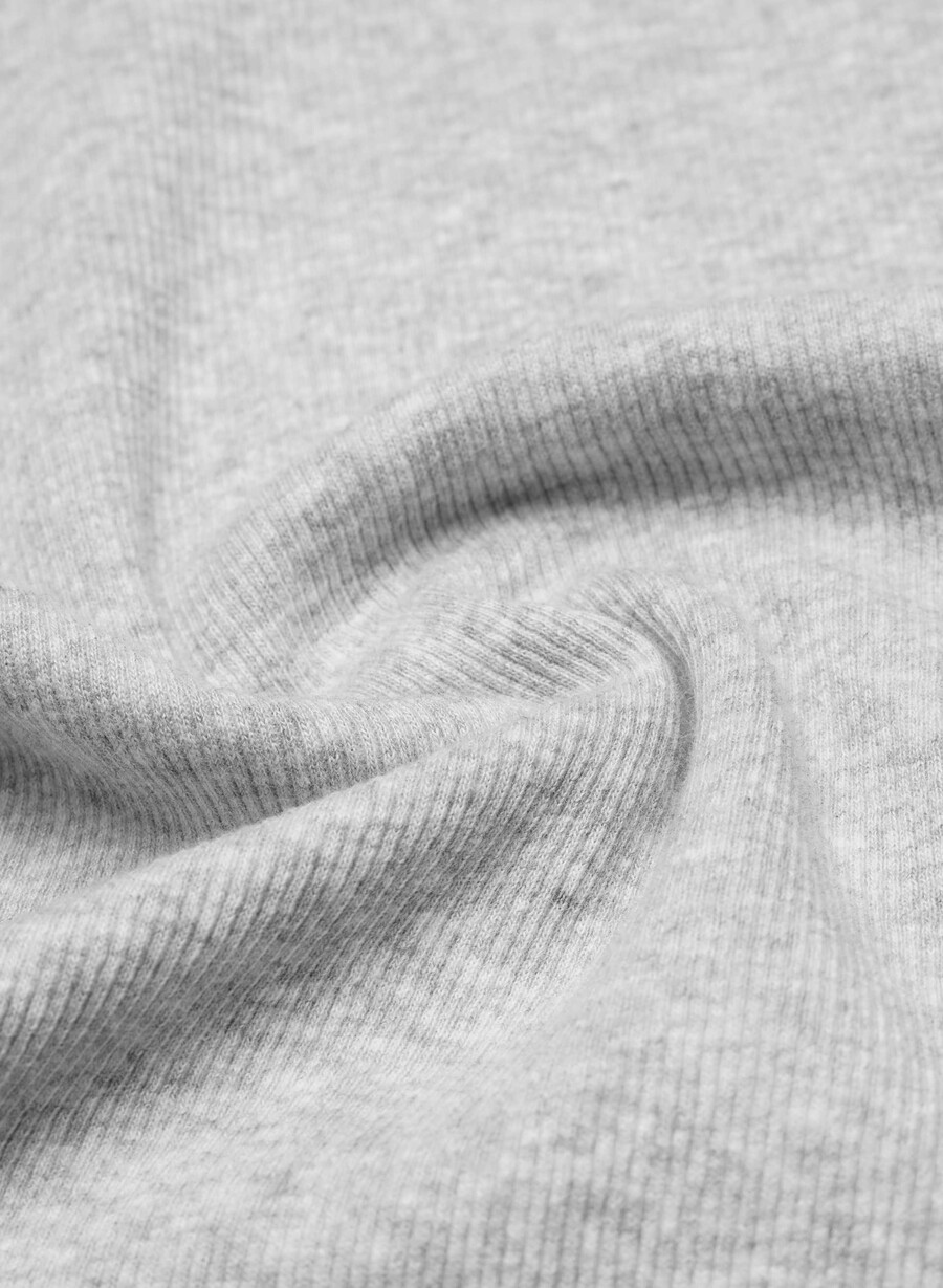 homestretch rib crew waist langermet heather chrome
