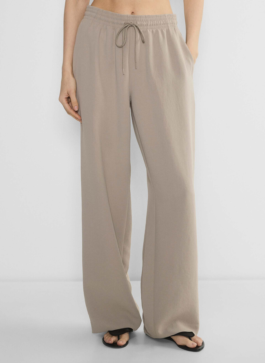 avhandlingsbukse - crepette nomad taupe