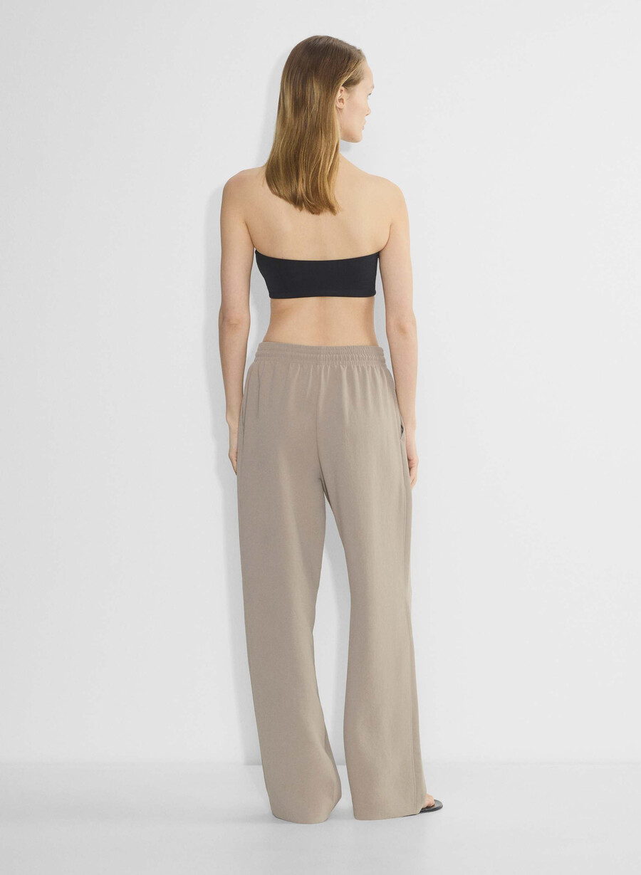 avhandlingsbukse - crepette nomad taupe