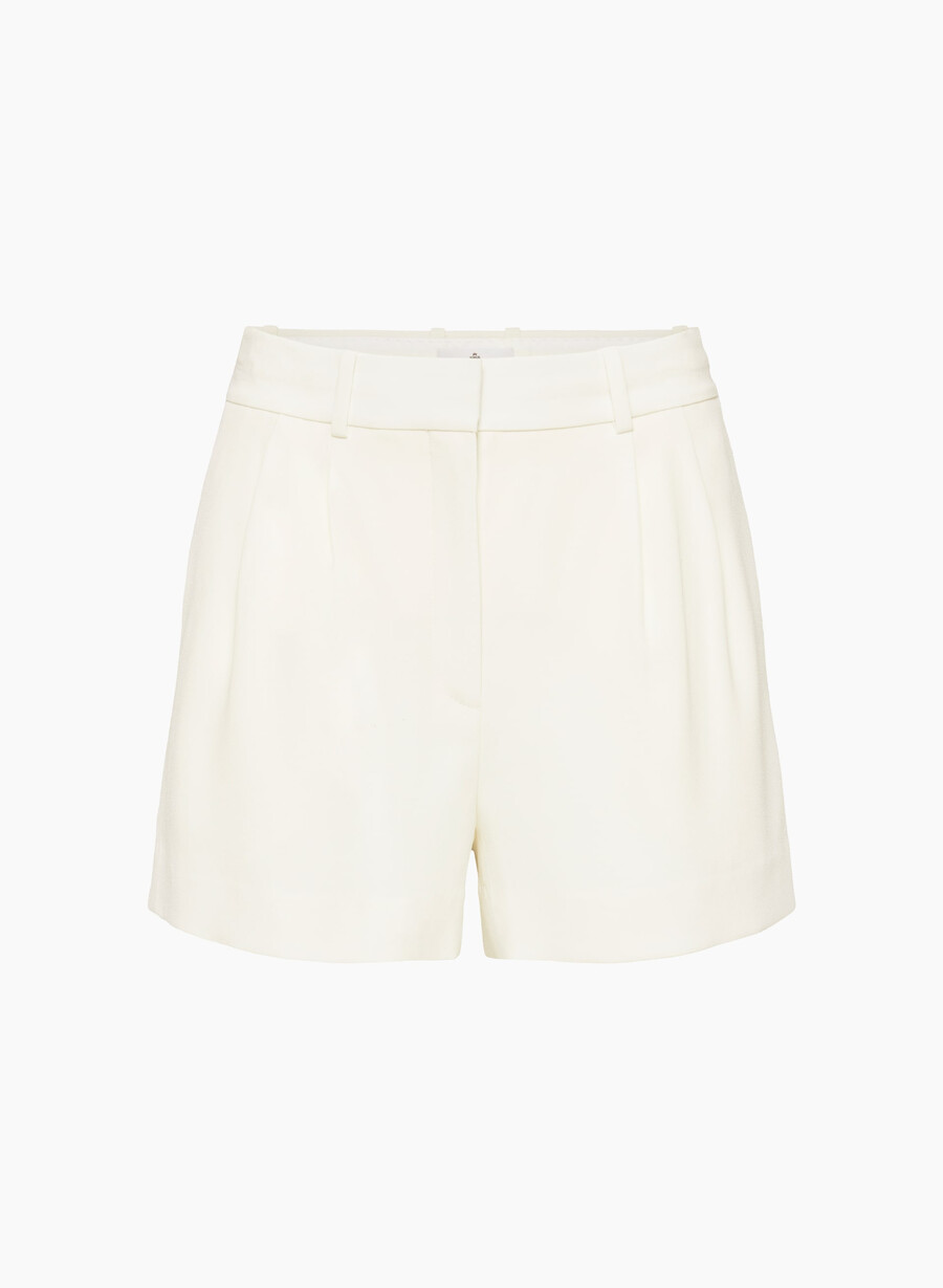 plisset minishorts lys bjørk