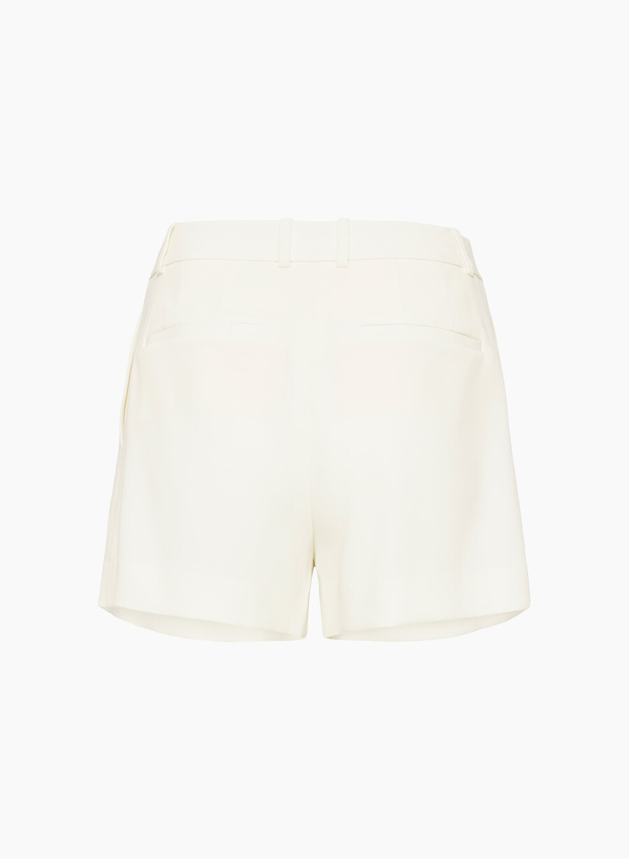 plisset minishorts lys bjørk