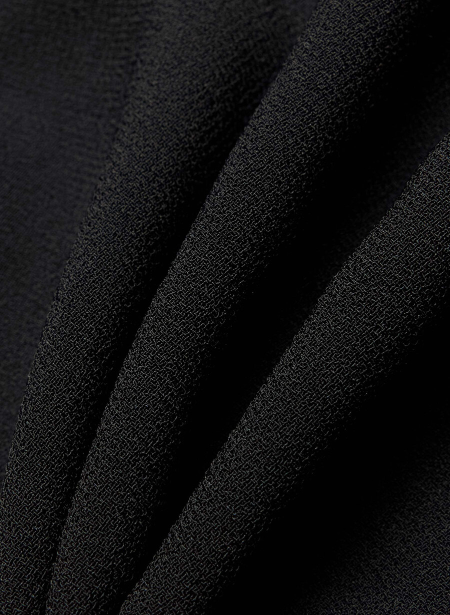 plissert minishorts svart