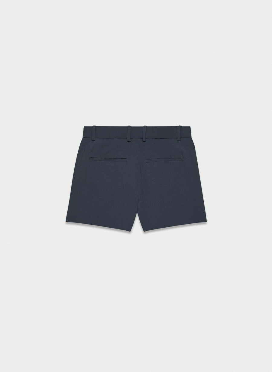 plisset minishorts mØrk navy