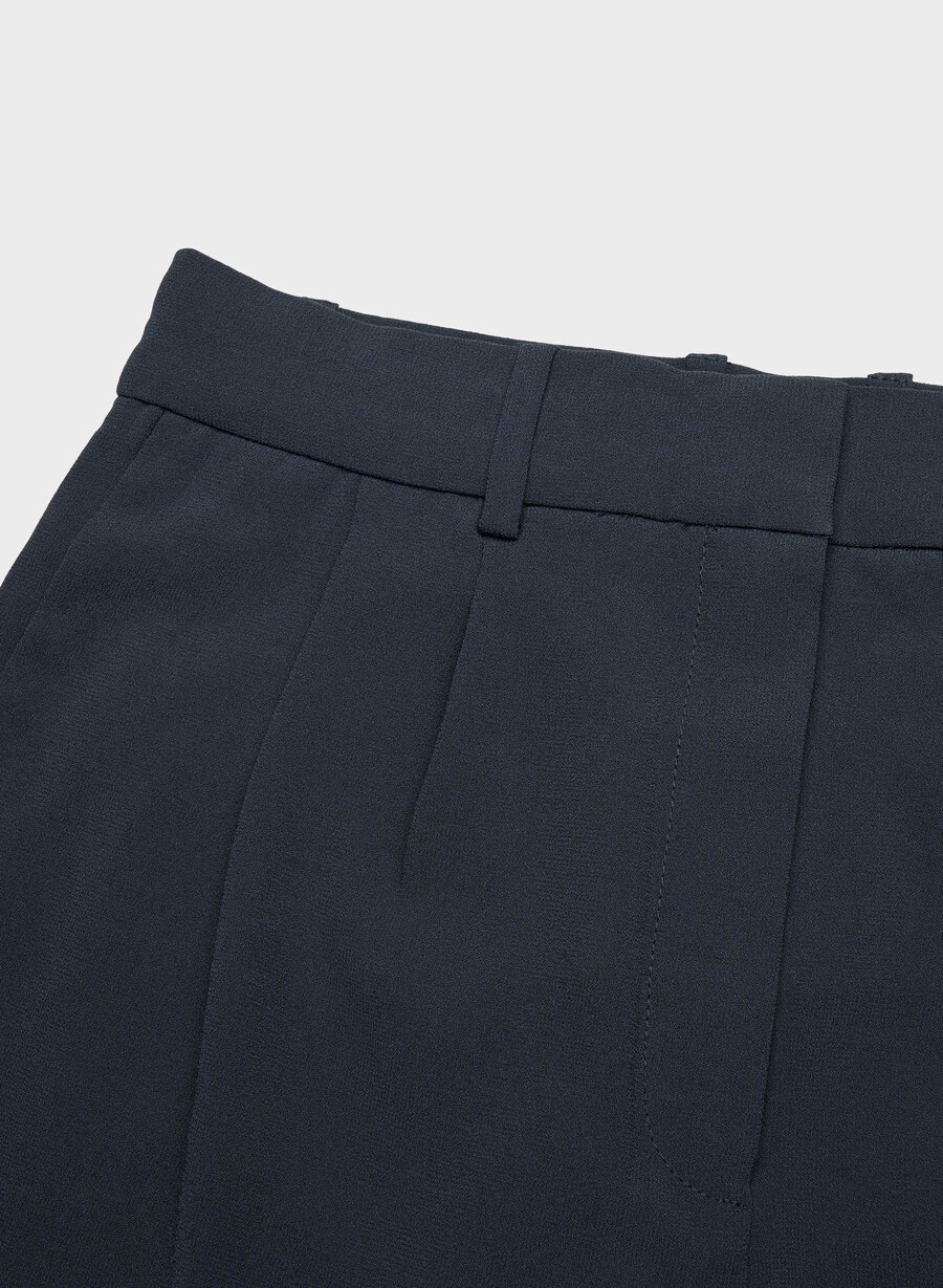 plisset minishorts mØrk navy