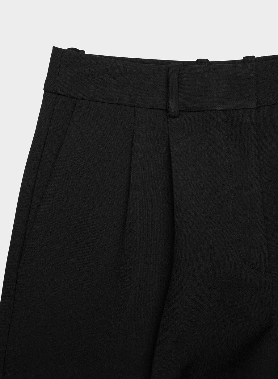 plisset minishorts - reessential svart