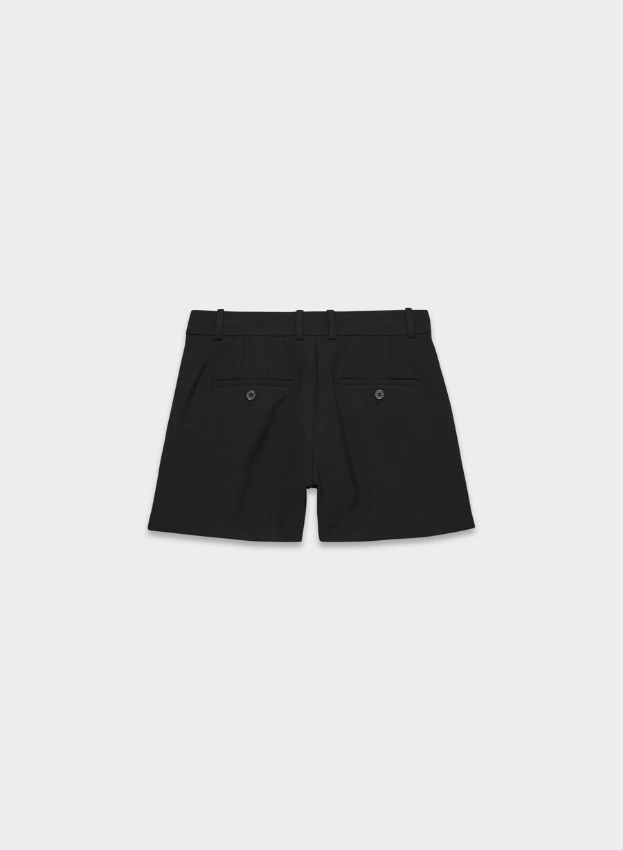 plisset minishorts - reessential svart