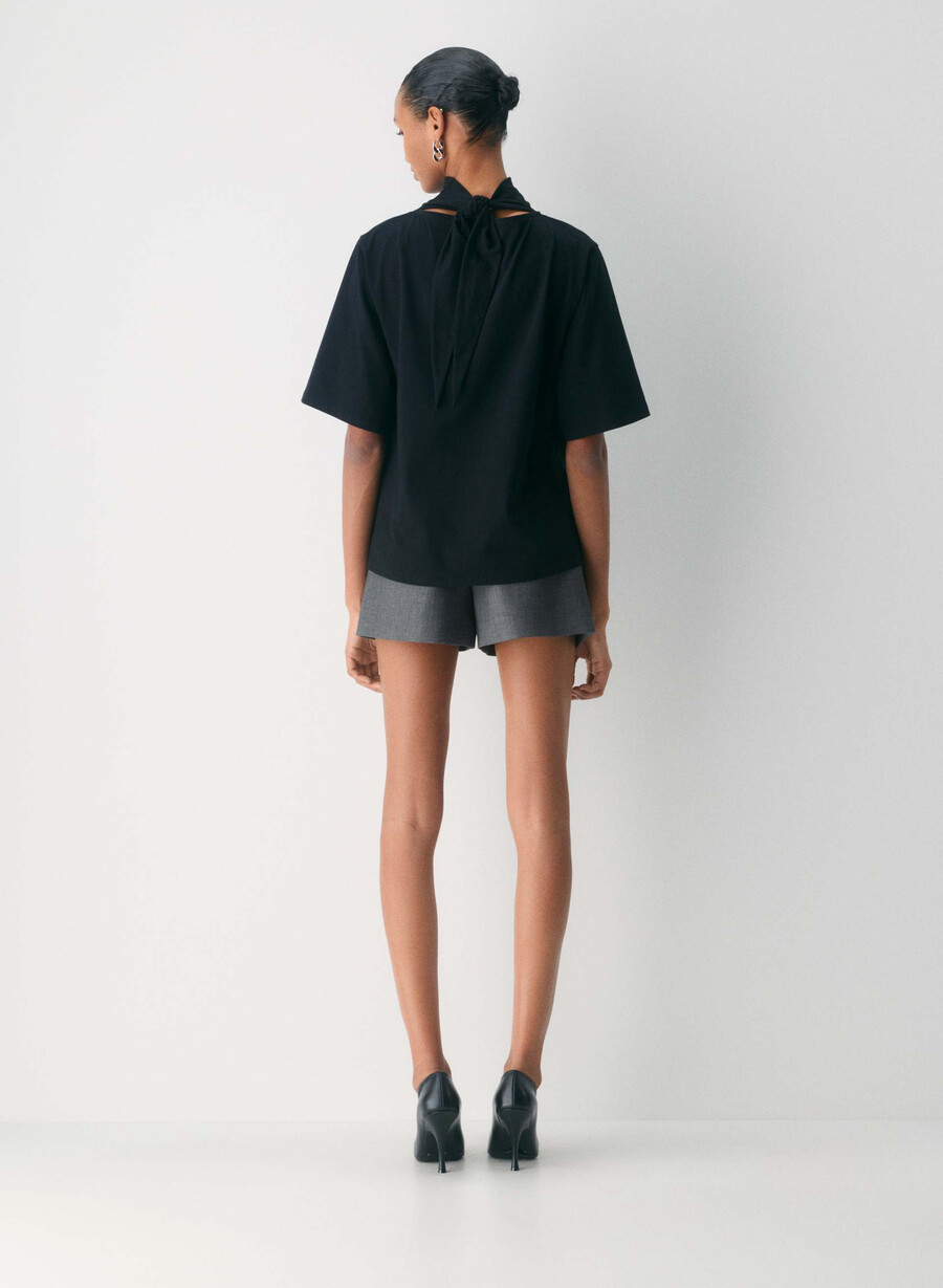 plisset minishorts - reessential heather charcoal