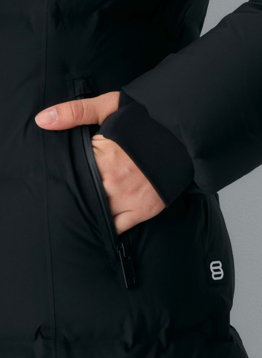 supersnug puff₂o long – rainstop svart