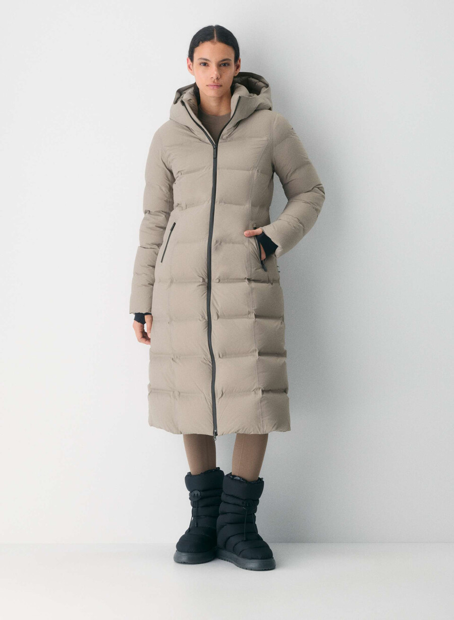 supersnug puff₂o long – rainstop modern taupe