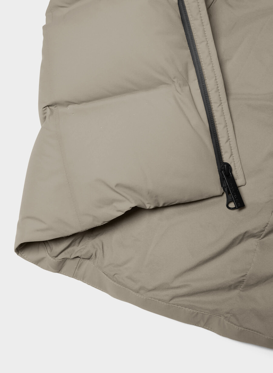 supersnug puff₂o long – rainstop modern taupe