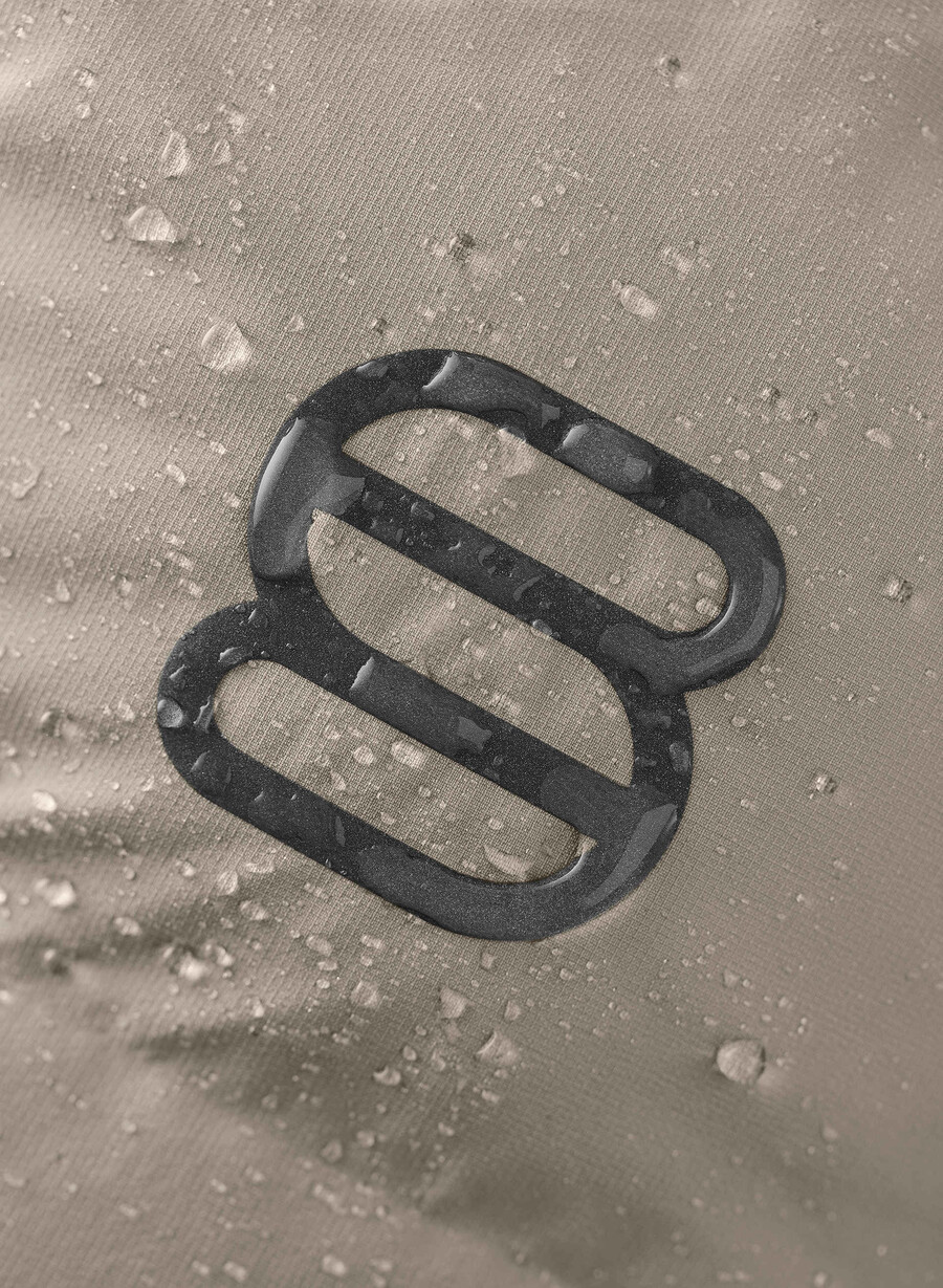 supersnug puff₂o long – rainstop modern taupe
