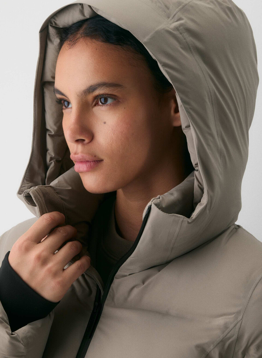 supersnug puff₂o long – rainstop modern taupe