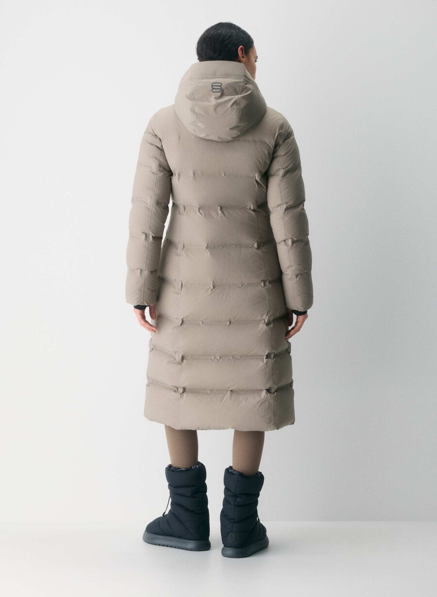 supersnug puff₂o long – rainstop modern taupe