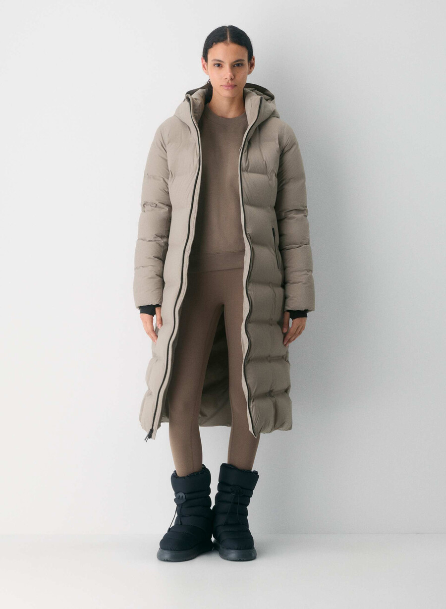 supersnug puff₂o long – rainstop modern taupe