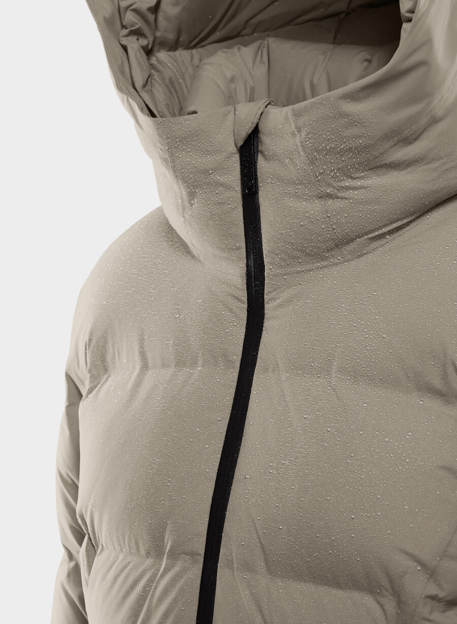 supersnug puff₂o long – rainstop modern taupe