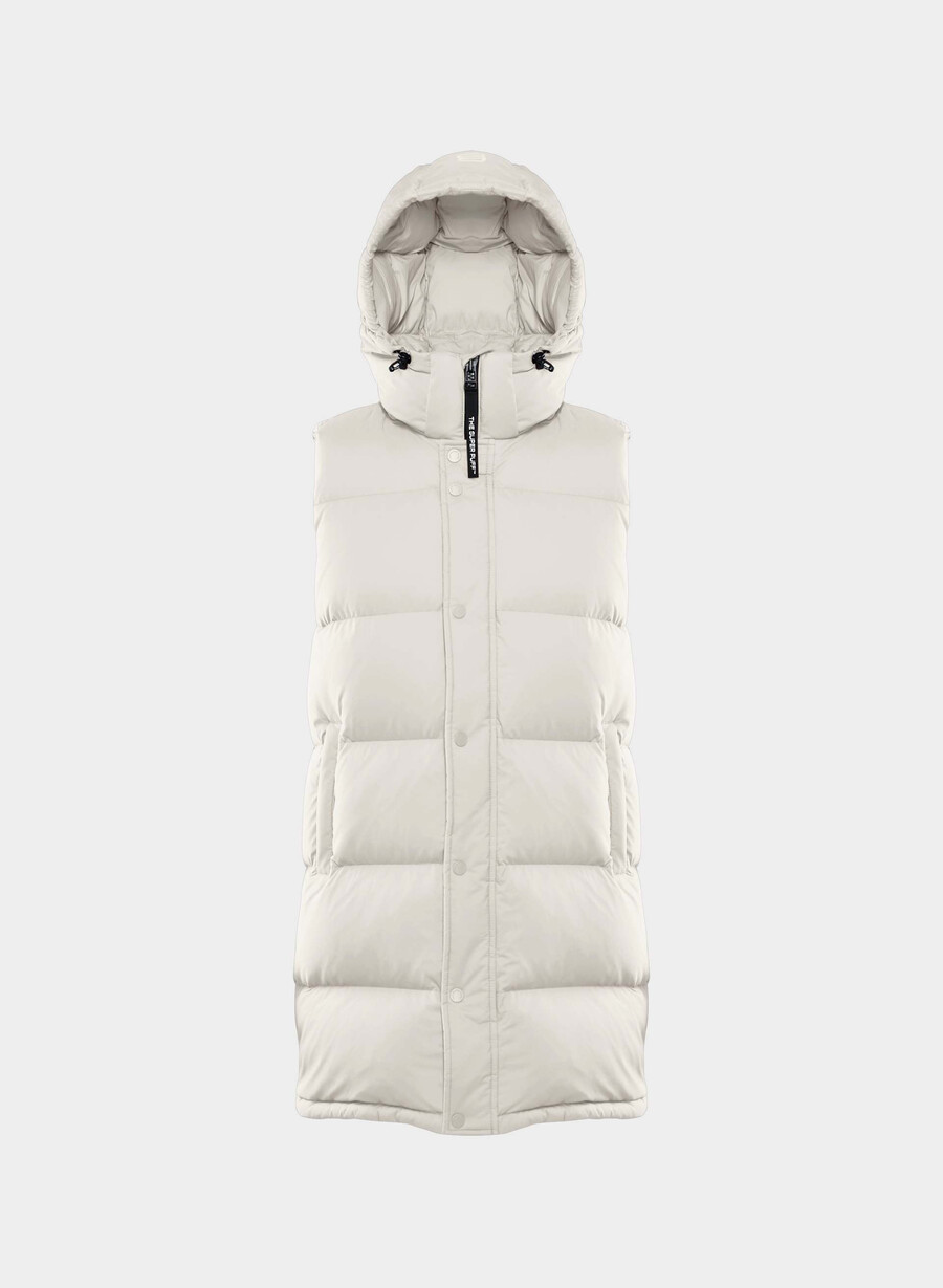 super puff mid vest - climatte matte pearl