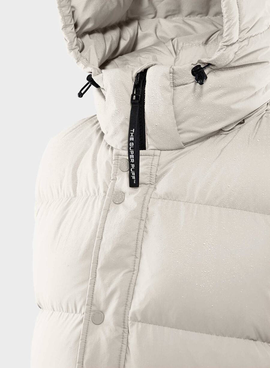 super puff mid vest - climatte matte pearl