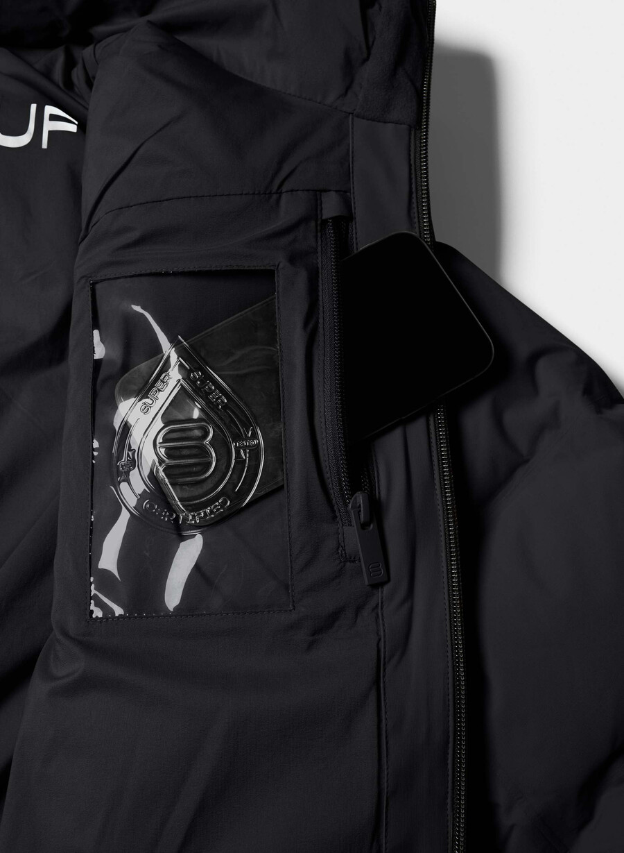 super puff₂o long – rainstop svart