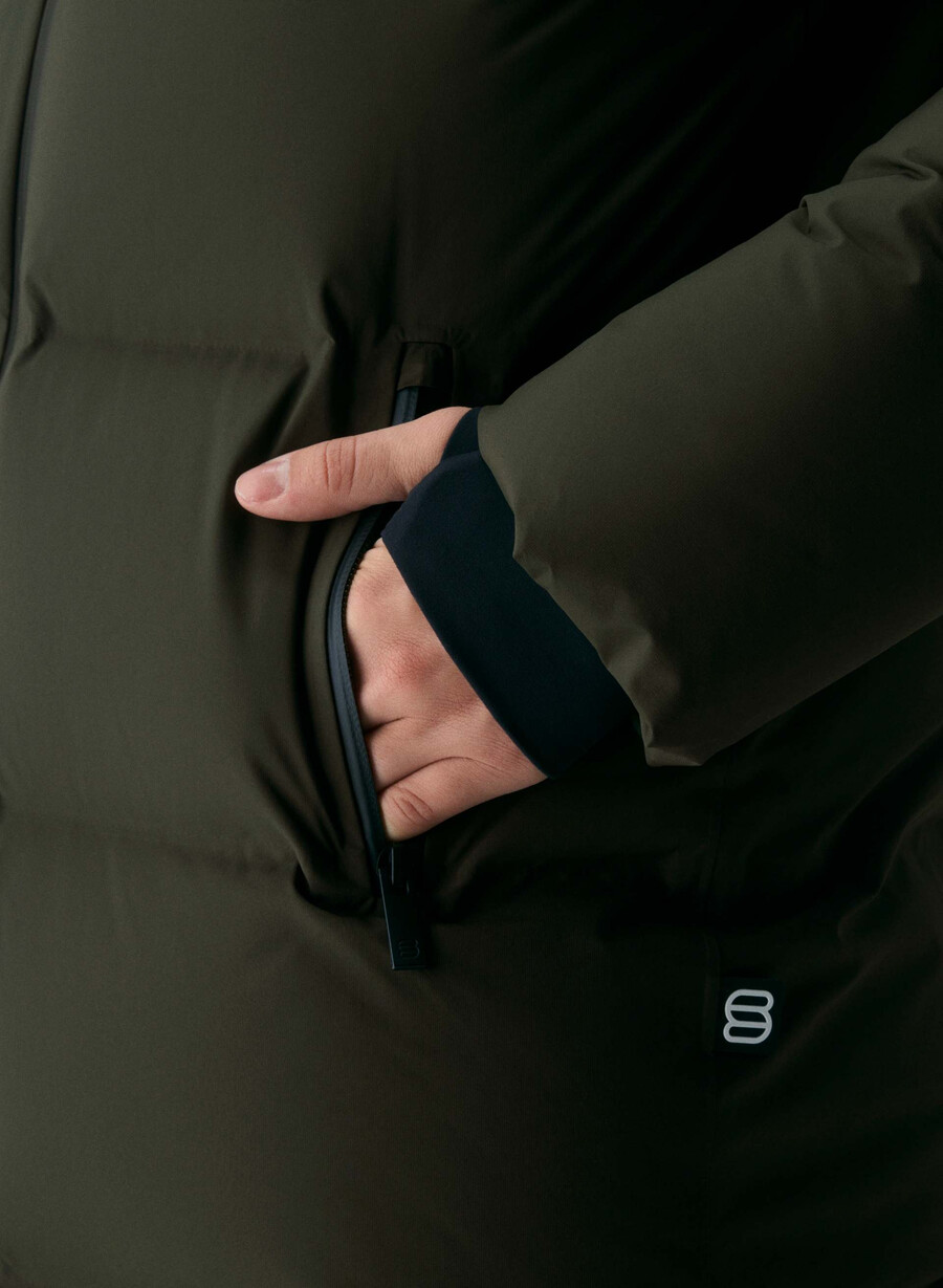 super puff₂o long – rainstop flintgrØnn
