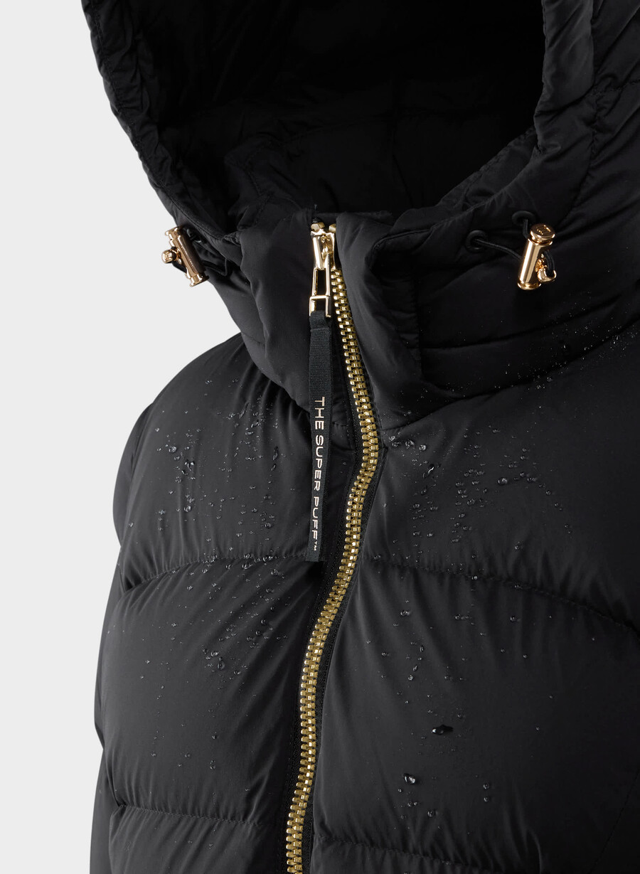 supersnug puff – climatte svartskinnende gull