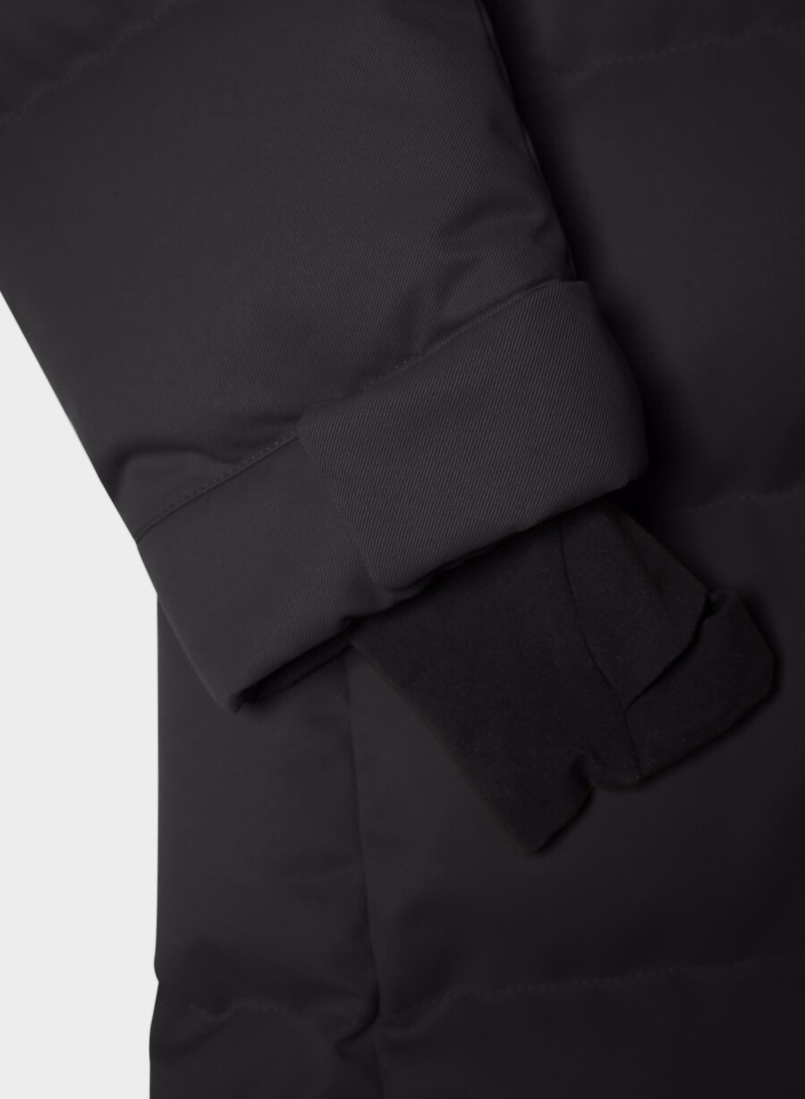 super arctic parka mid – arctic twill svart