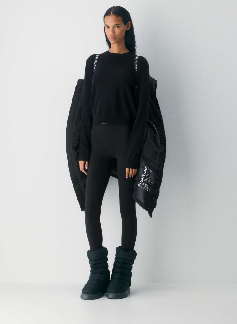 super arctic parka mid – arctic twill svart