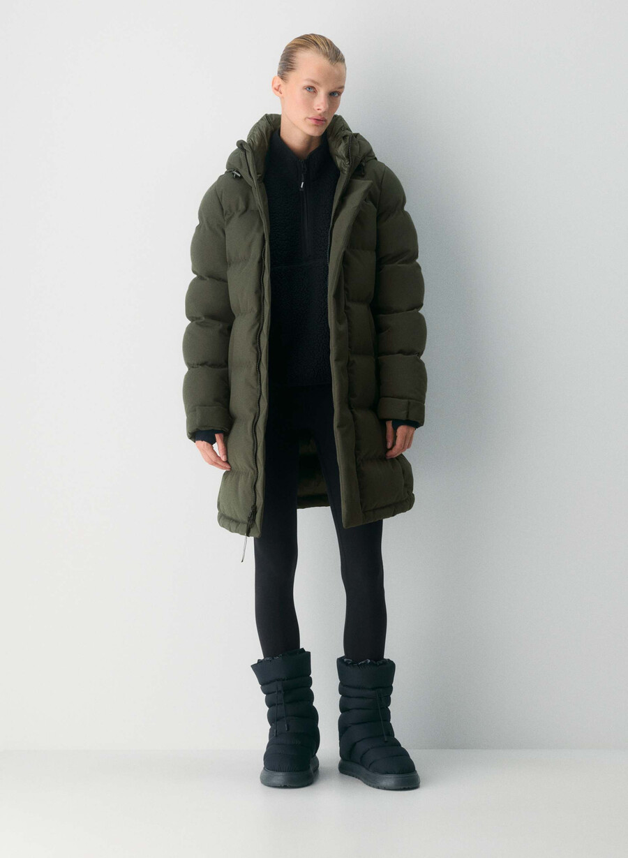 super arctic parka mid – arctic twill flintgrØnn
