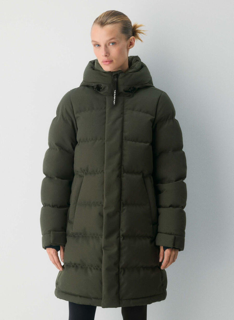 super arctic parka mid – arctic twill flintgrØnn