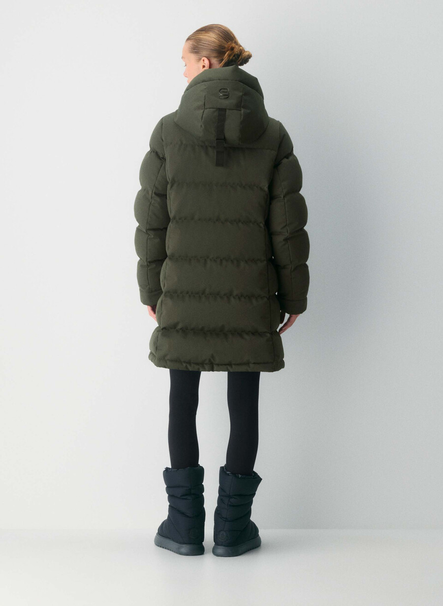 super arctic parka mid – arctic twill flintgrØnn