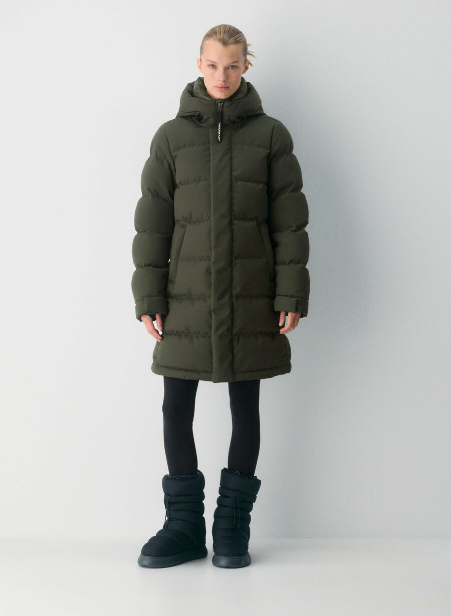 super arctic parka mid – arctic twill flintgrØnn