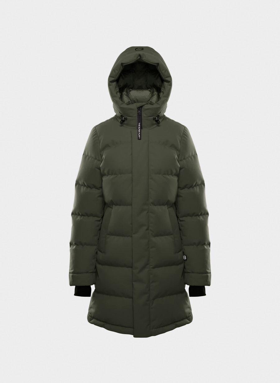 super arctic parka mid – arctic twill flintgrØnn