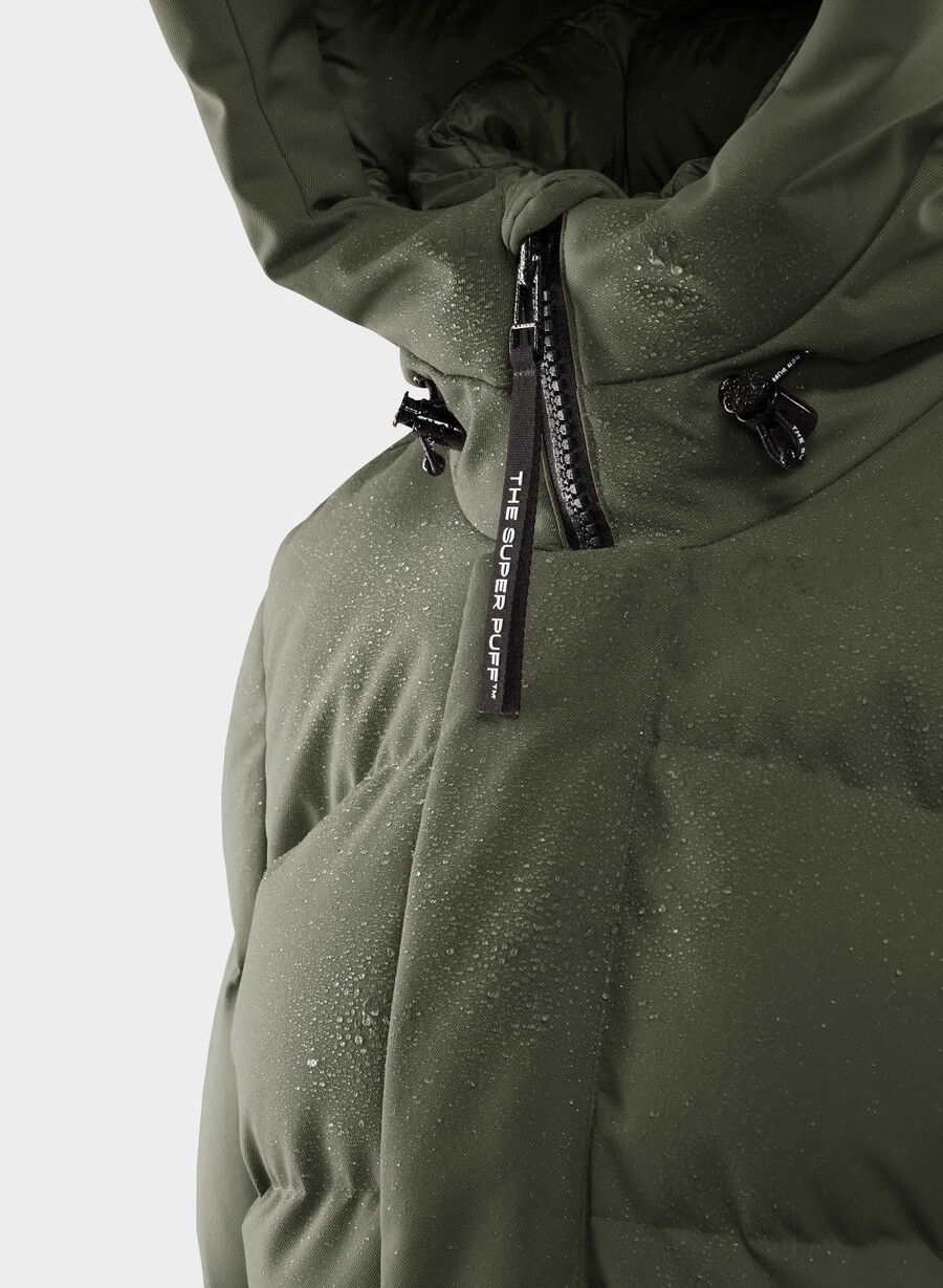 super arctic parka mid – arctic twill flintgrØnn