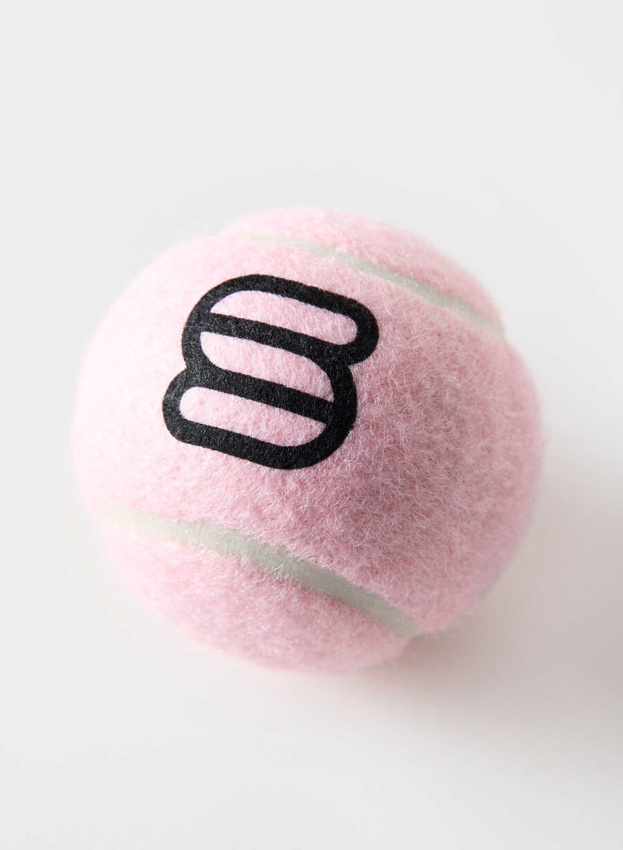 super puff tennisball 3-pakning med krittrosa