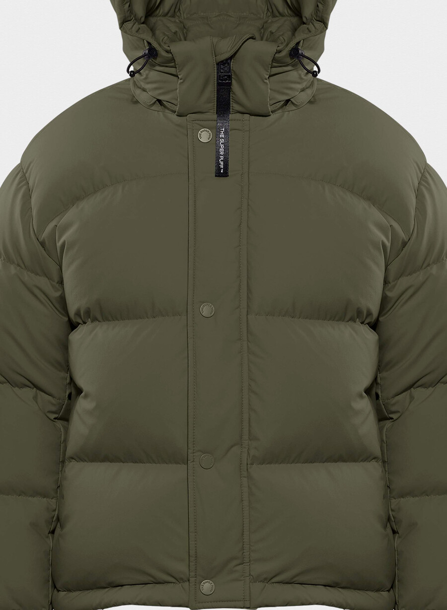 super puff shorty - climatte mØrk oliven