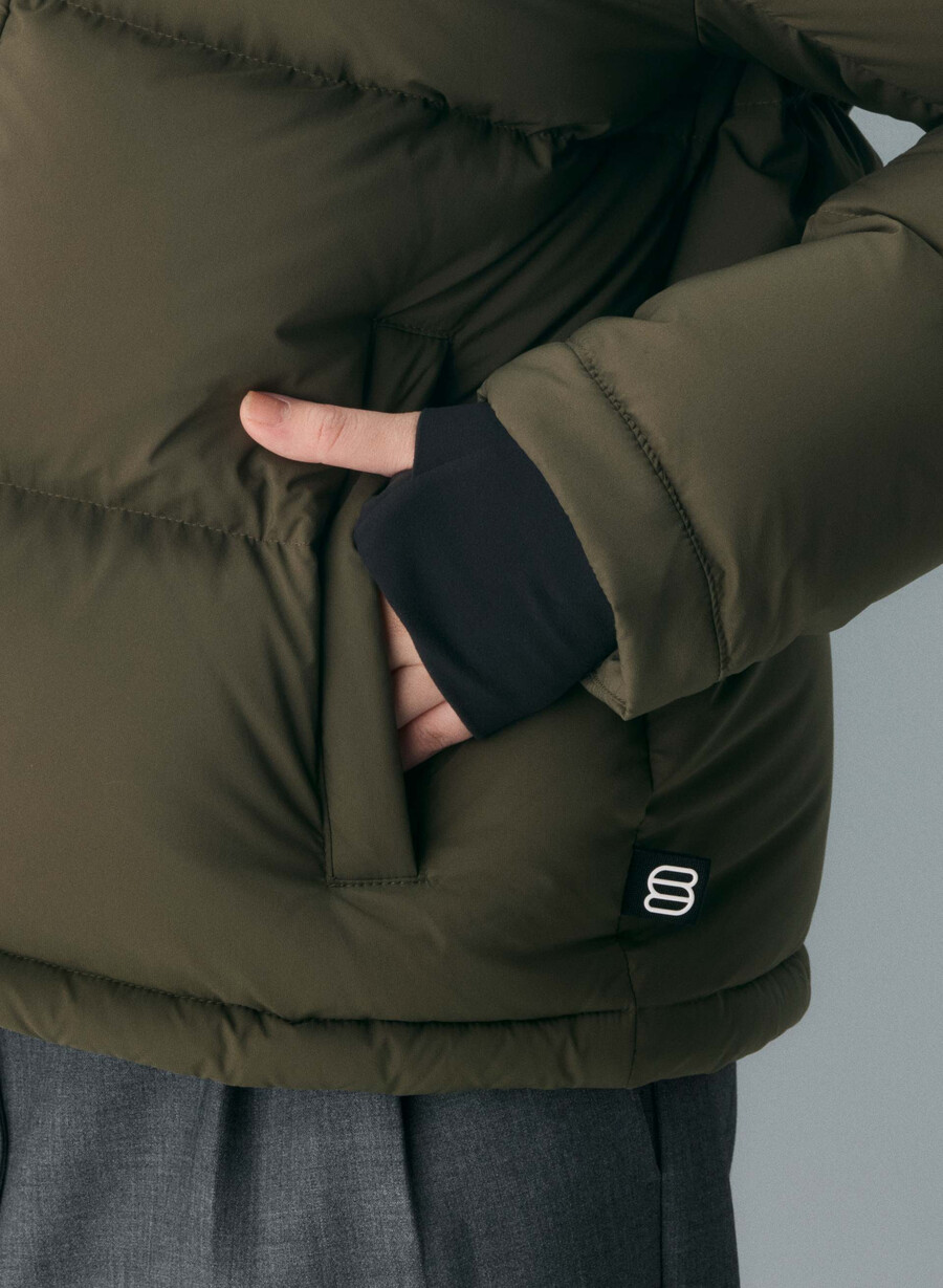 super puff shorty - climatte mØrk oliven