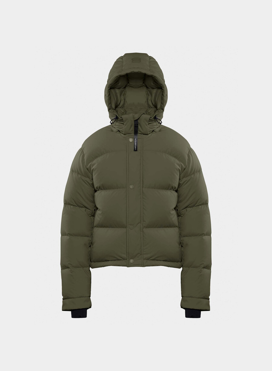 super puff shorty - climatte mØrk oliven