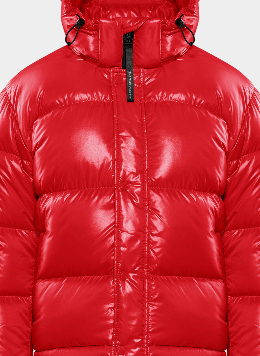 the super puff shorty - høyglanset prosperity red