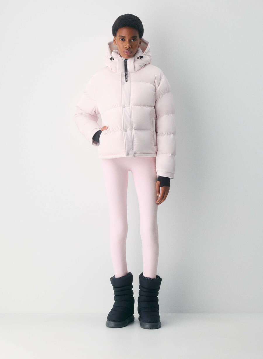 the super puff shorty - flytende glans mochi rosa