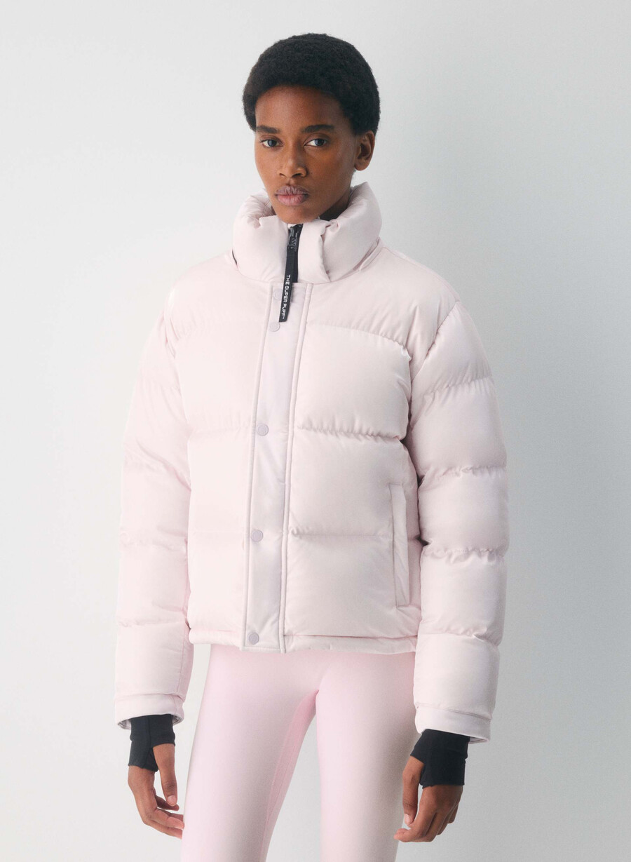 the super puff shorty - flytende glans mochi rosa