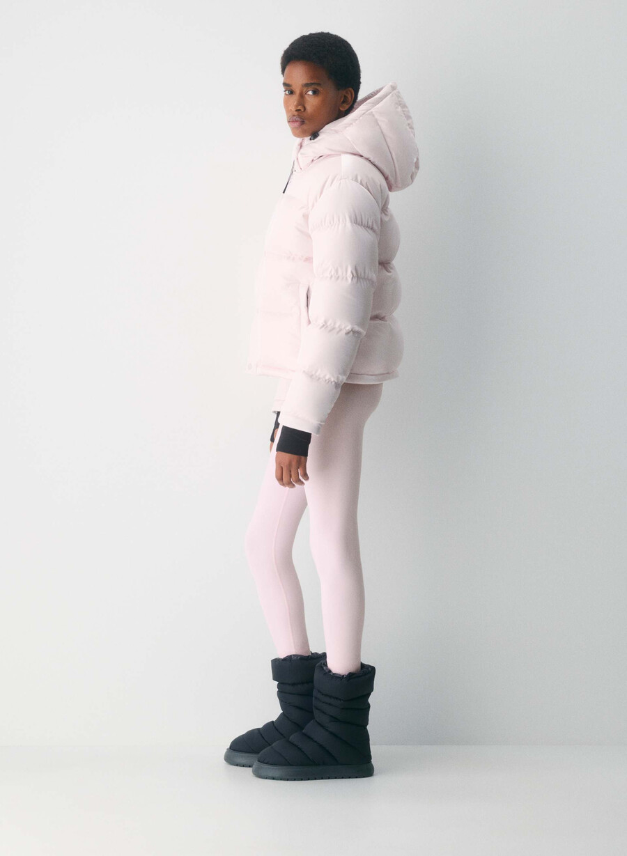 the super puff shorty - flytende glans mochi rosa