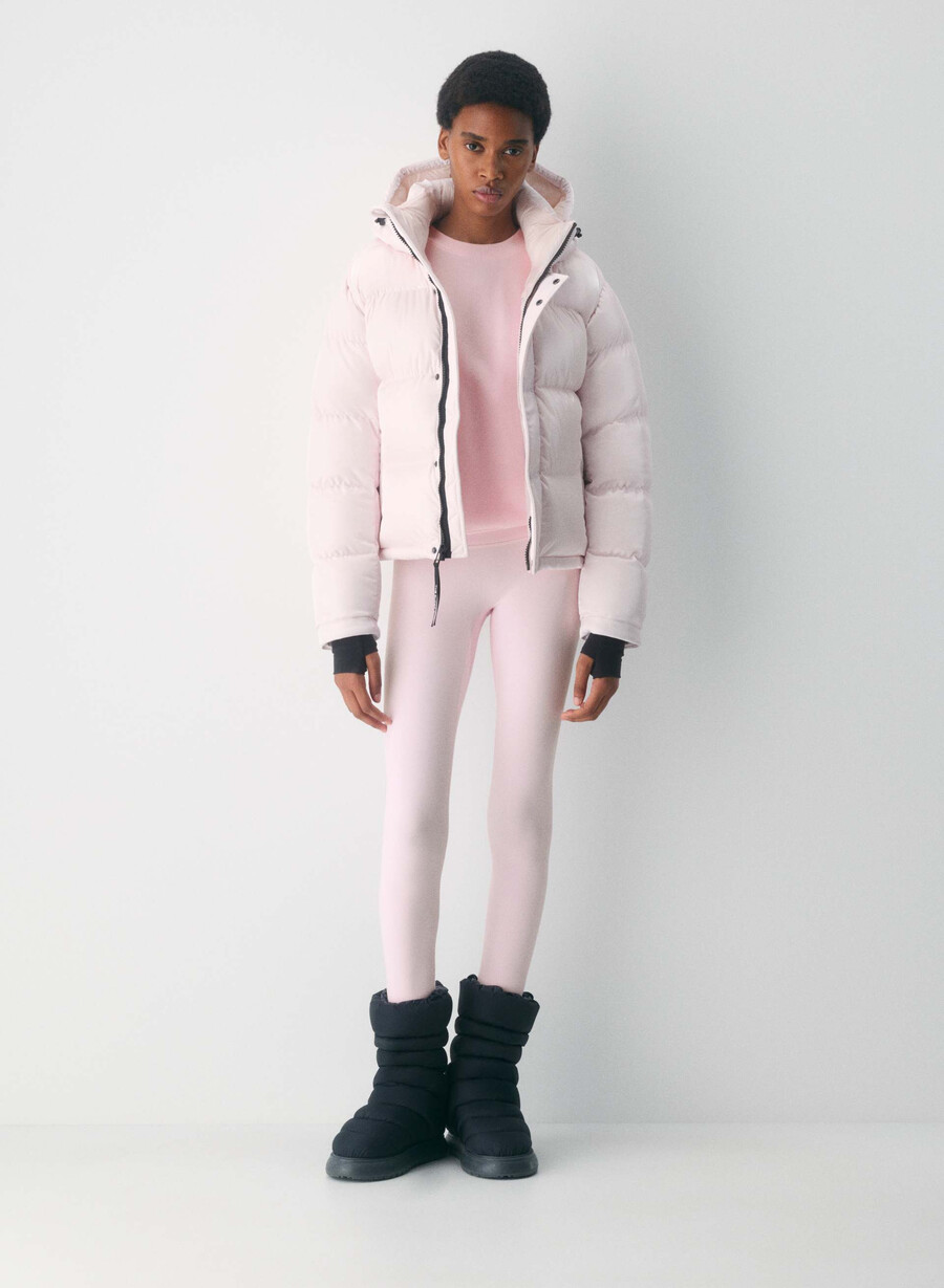 the super puff shorty - flytende glans mochi rosa