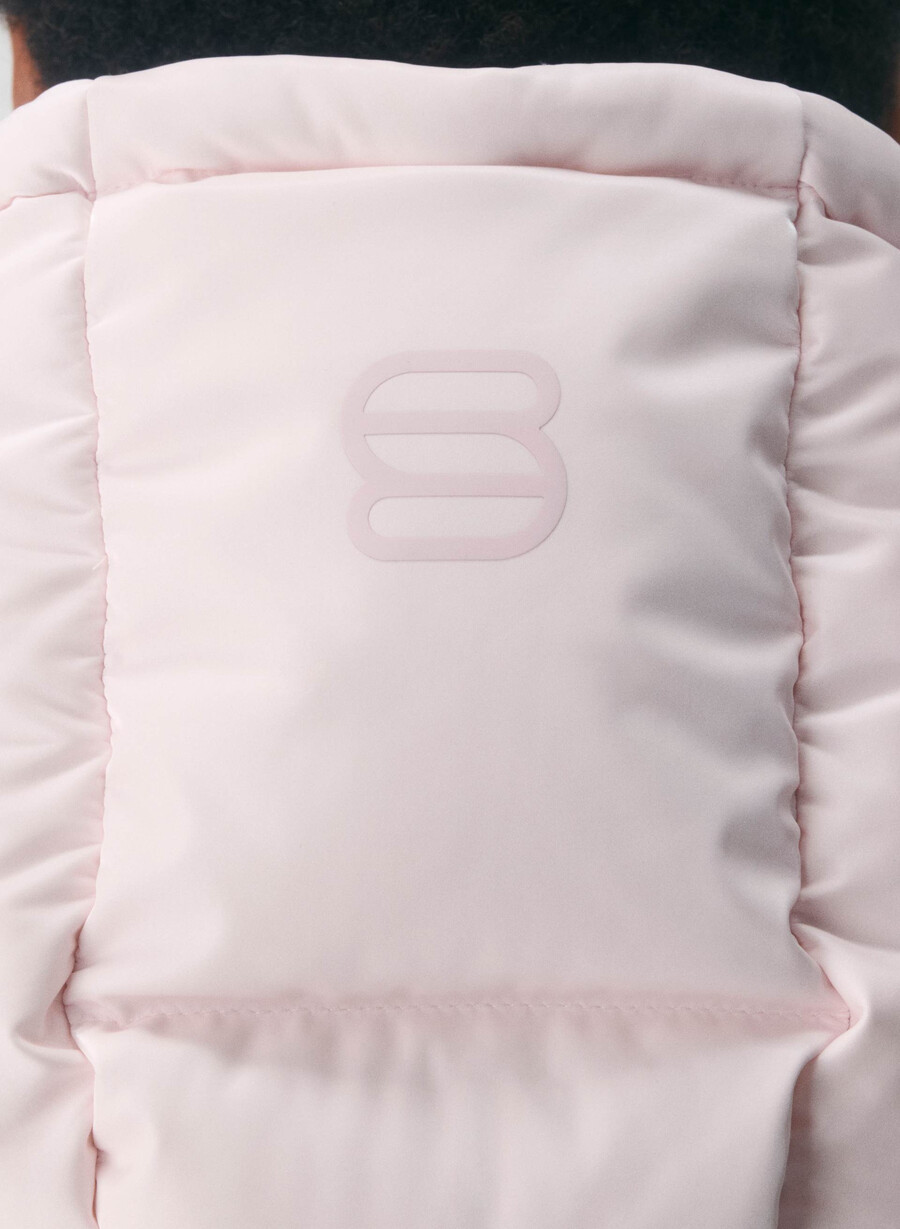 the super puff shorty - flytende glans mochi rosa