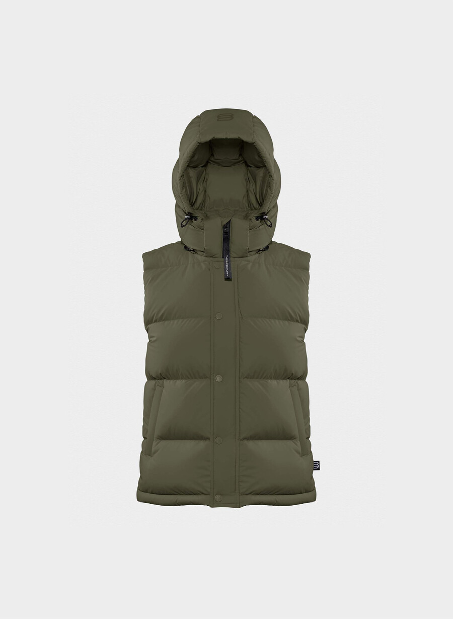 super puff-vesten – climatte mØrk oliven