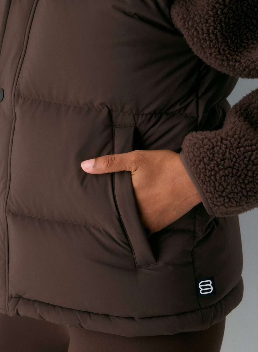 super puff-vesten – climatte mØrk oliven